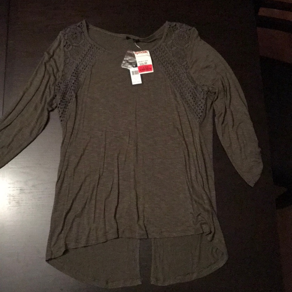 A green blouse